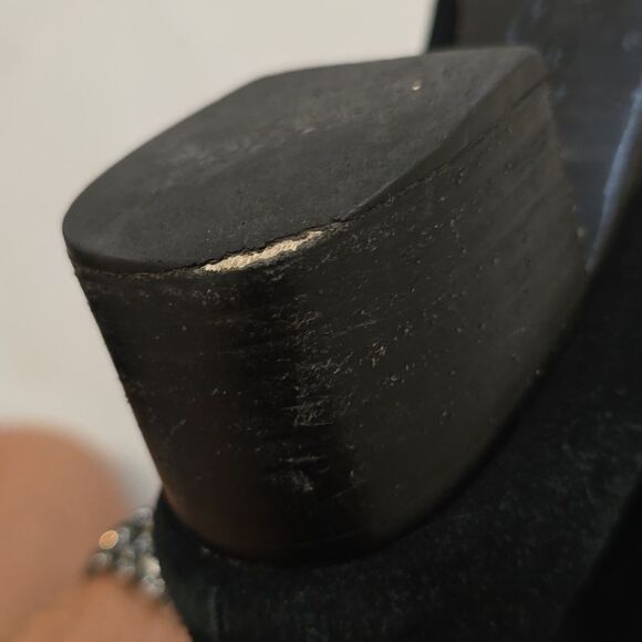 Joie Black Suede Boots 38 - Picture 9 of 11